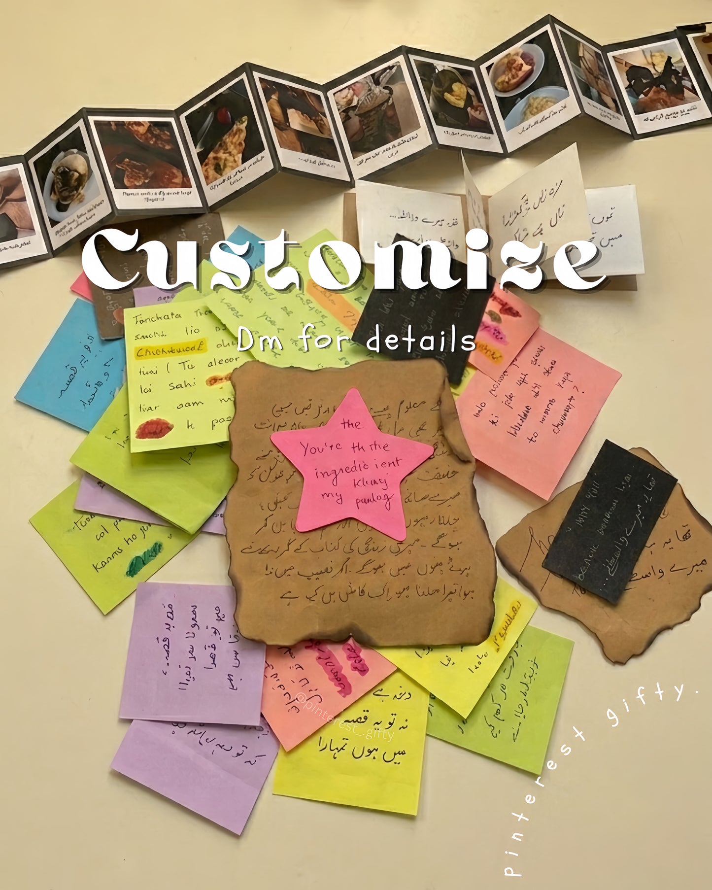 Customized Ultimate Memory Gift Box Deal / Personalized Birthday & Anniversary Scrapbook Bundle