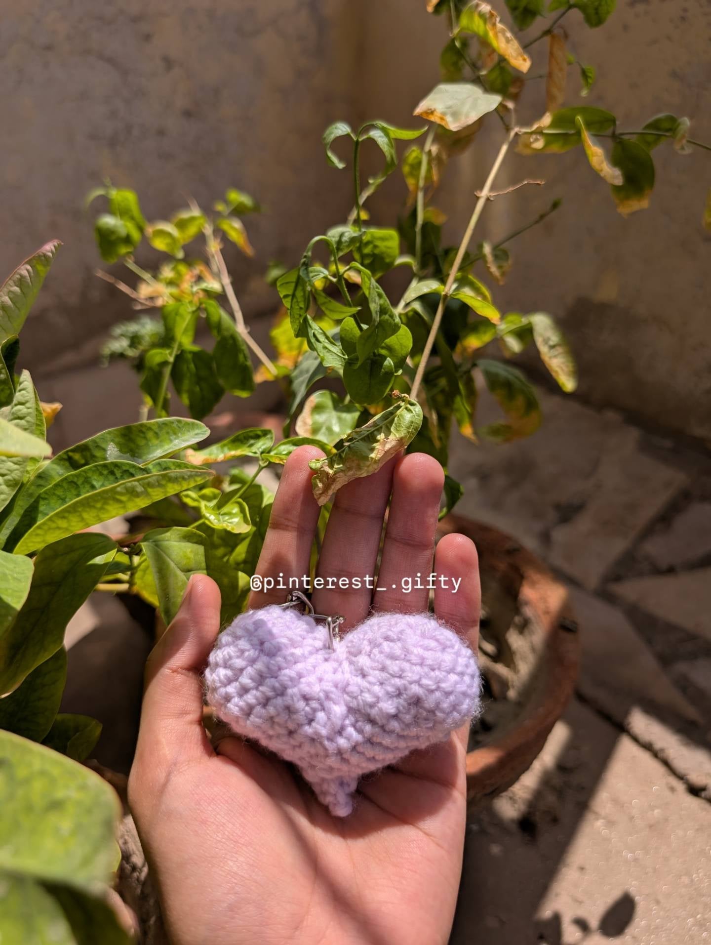 Handmade Crochet Heart Plush Keychain – Cute Pastel Amigurumi Bag Charm, Romantic Couple & Best Friend Gift